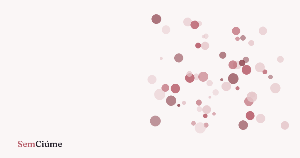Capa do artigo sobre ciúme causado por redes sociais no relacionamento, em tons rosé